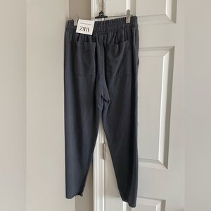 Zara Grey Rawhem Jogger